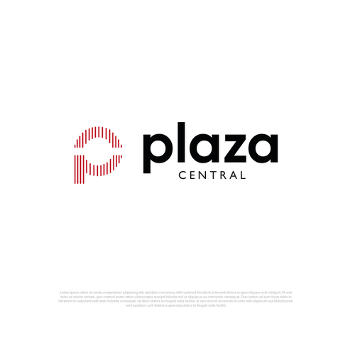 Logotipo Plaza Central Design by reflect the style ™