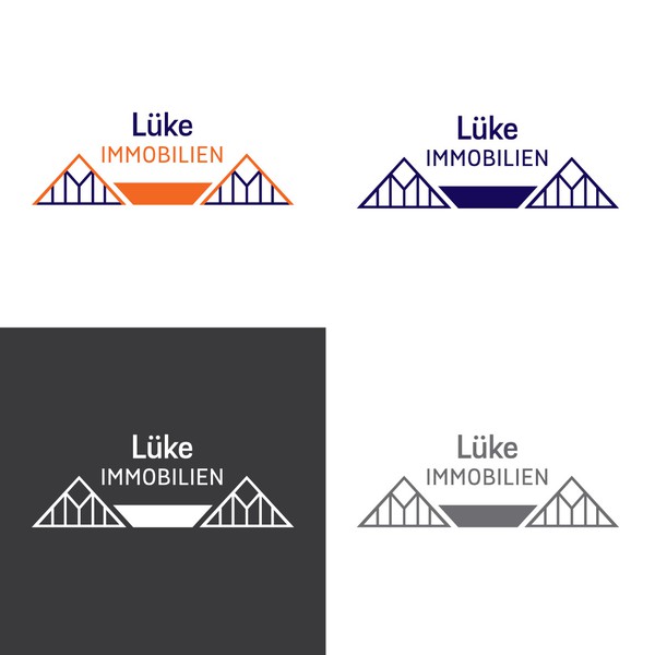 Logokonzept für "Lüke Immobilien"