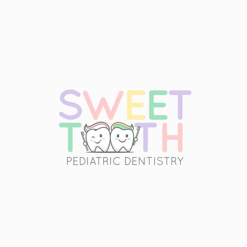 Pediatric Dentist Logo that is modern but welcoming and warm in high end neighborhood. Diseño de Logood.id