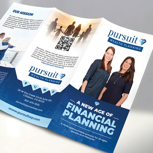 Financial Planning Brochure Design by Alphabet ♥