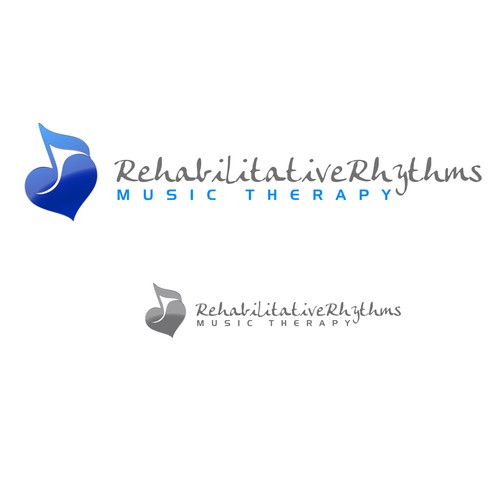 logo for Rehabilitative Rhythms Music Therapy Diseño de deeneesh