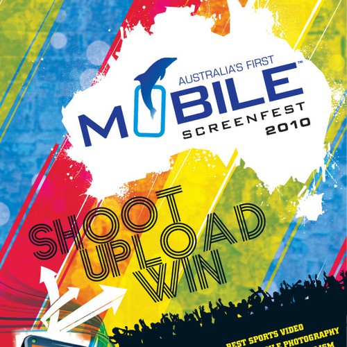 Poster for "Australia's 1st Mobile Screenfest 2010"