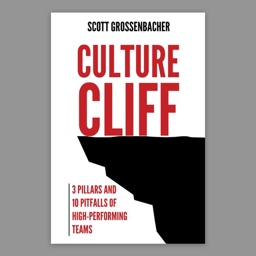 Bold, simple book cover for leaders! Design by Retina99