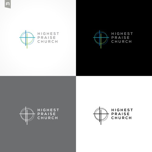 Fresh modern church logo Design by a'DZ