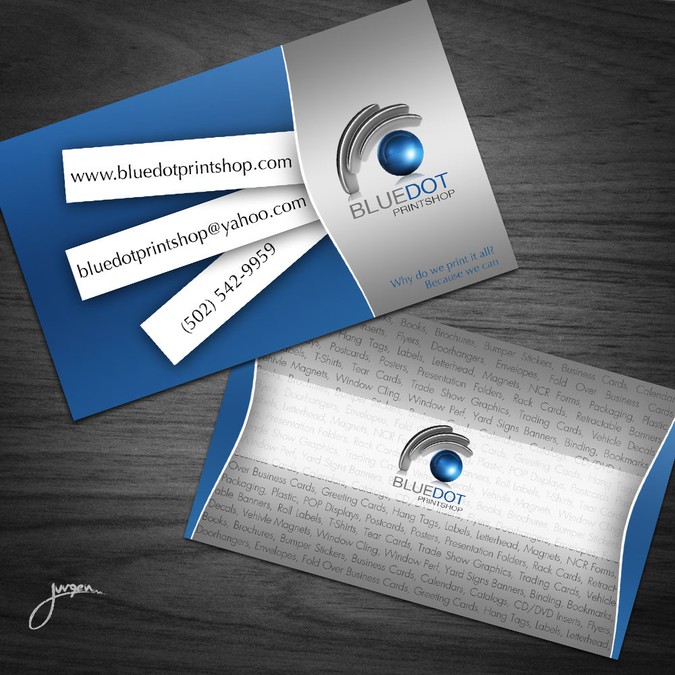 Help Blue Dot LLC with new business cards Stationery contest
