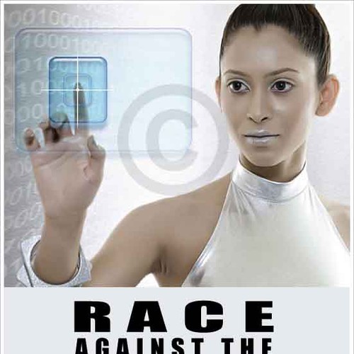 Create a cover for the book "Race Against the Machine" Diseño de Anand_ARE