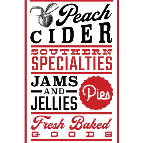 Vintage Country Store Sign for Famous Location Design by PurdyLogo™