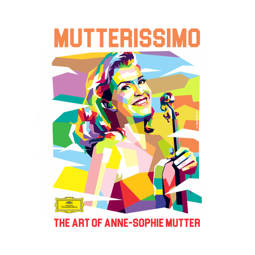 Illustrate the cover for Anne Sophie Mutter’s new album Diseño de agniardi