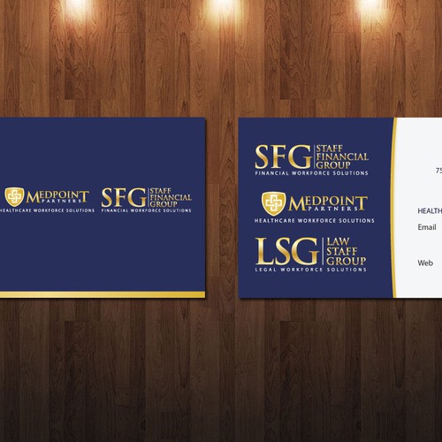 stationery for staff financial group Diseño de KZT design