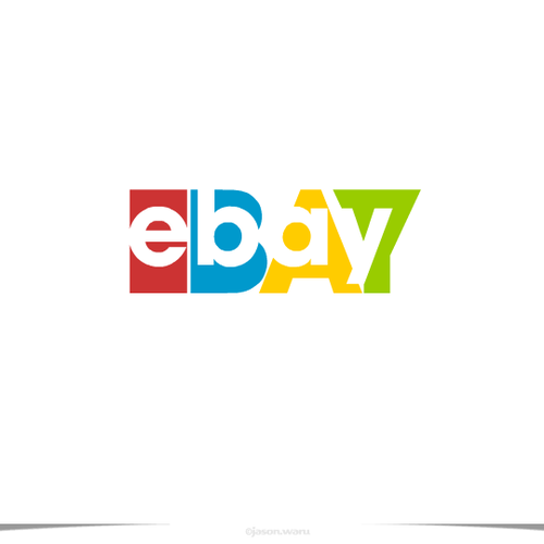 99designs community challenge: re-design eBay's lame new logo! Design by -Jason-