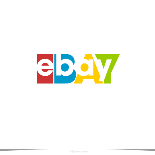 99designs community challenge: re-design eBay's lame new logo! Design réalisé par -Jason-