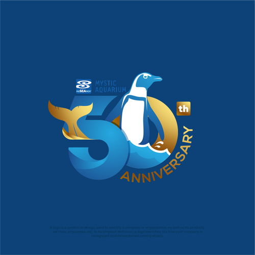 Mystic Aquarium Needs Special logo for 50th Year Anniversary Design von Yayan Sopyan