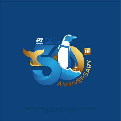 Mystic Aquarium Needs Special logo for 50th Year Anniversary Diseño de Yayan Sopyan