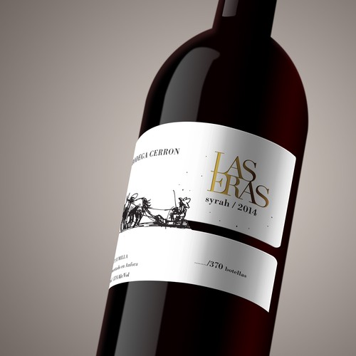 ORGANIC EXCLUSIVE WINE LABEL DESIGN - BODEGA CERRON Ontwerp door DesignLeb