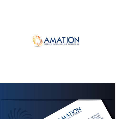 Create an impactful and forever lasting logo for Amation - Accounts Automation and Outsourcing Design by undrthespellofmars