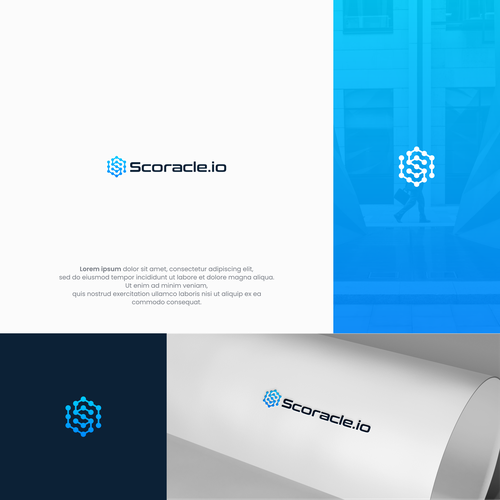 Blockchain tech startup needs logo and identity Design by A L M A H Y R A ™