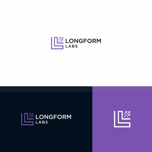 Classy but techy logo for content marketing services. The pen is mightier than the... computer chip? Design by DSGNESIA™