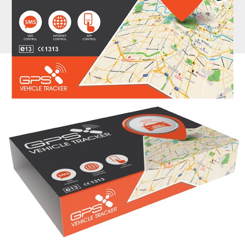 Layout for gps tracker box needed, Product packaging contest