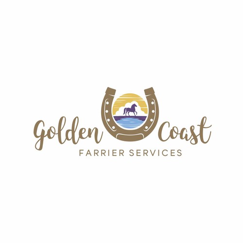 Golden Coast Farrier Services Design by tasa