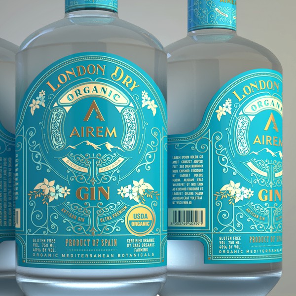 Organic London DRY AIRM Gin