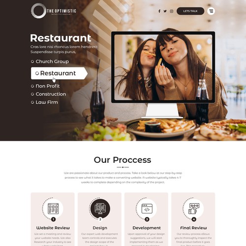 Create a Trendy New Webpage for an Half A Million Dollar-Value Website Agency Design by Irshad 786