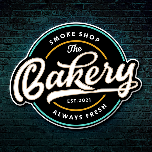 Smoke Shop Called "The Bakery" Logo Design by Agenciagraf