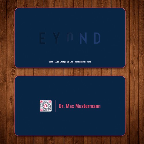 Visitenkarte mit QR Code Design by ™SF_Design™