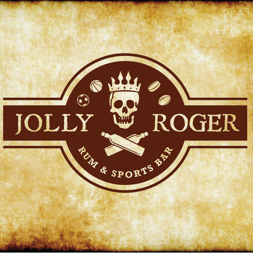 Jolly Roger Rum & Sports Bar Logo design contest