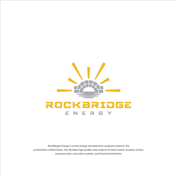 Diseño de Sukron Design titulado "Logo concept for RockBridge Energy"