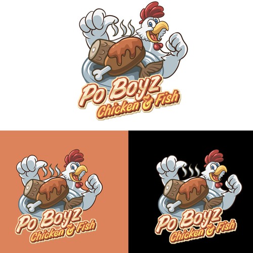 Po Boyz Design réalisé par brightoneart