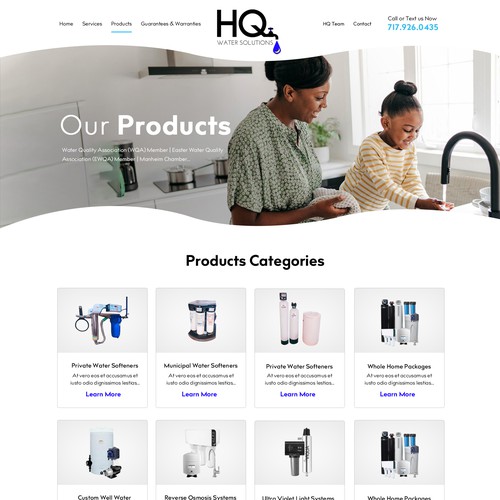 Website for Water Treatment Website Design réalisé par OMGuys™