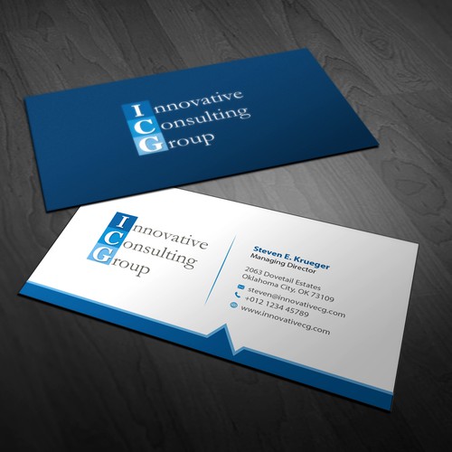 Design di ICG Business Cards di Head Office