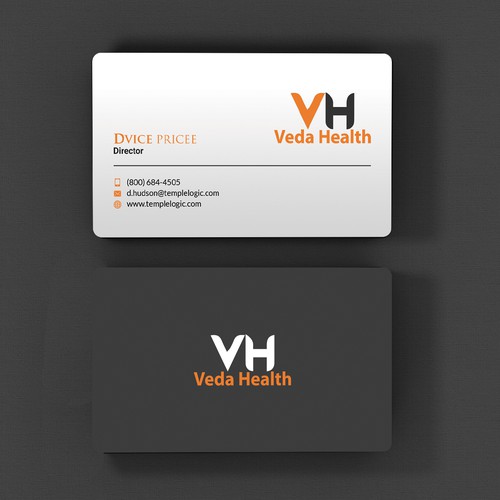 Cannabis Healthtech Company Business Cards Business Card Contest