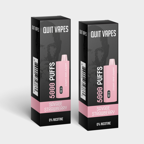 Quit Vape Package for disposable vape device Design by SONUPARMAR