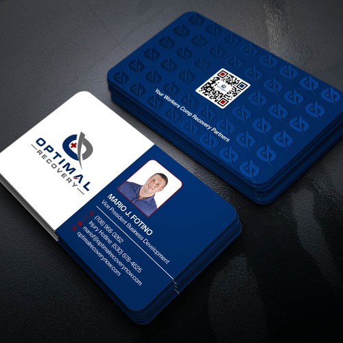 Optimal Recovery Business Card Design by Xclusive16