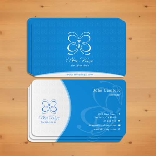 stationery for Blitz Bagz Design by Rofiqsky