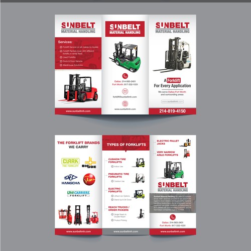 We Need A Powerful Brochure For A Forklift Dealership-ontwerp door HF Tushar