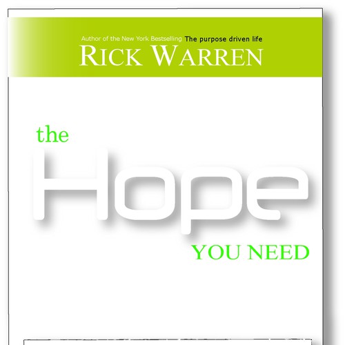 Design Rick Warren's New Book Cover Design réalisé par genteradical