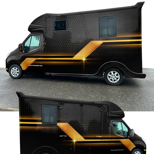 Stunning Horsebox Graphics Design Design by Nadun Prabodana