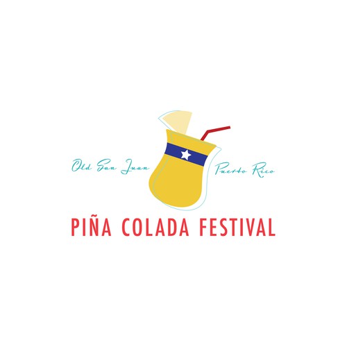 Piña Colada Festival Logo and Branding Package Design by Melanie Owubokiri