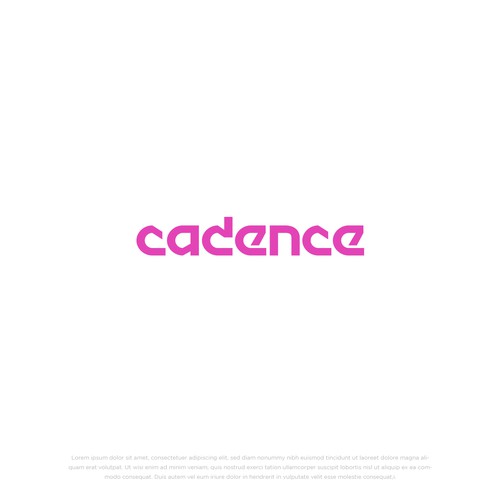 Logo for "Cadence" Marketing Agency! Design by reza007