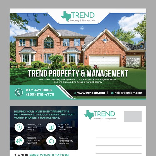 Design di Catchy postcard designs that appeal to investment property owners -refer to our website for content di Tanny Dew ❤︎