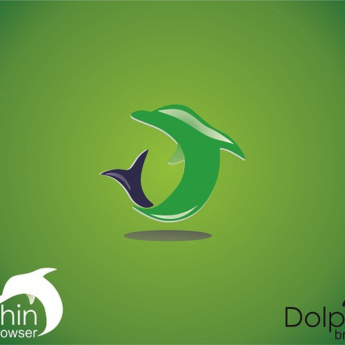 New logo for Dolphin Browser Design by Syawal