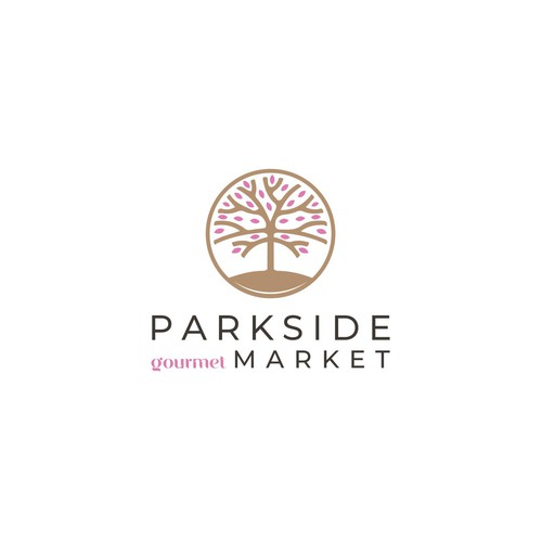 Design modern logo for parkside/parkplace market that incorperates gormet healthy sandwiches, shakes Design by funkyleviz