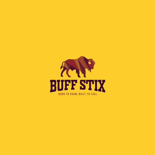 Buff Stix...Lean, Delicious, Buffalo Strong. Design by knight brands™