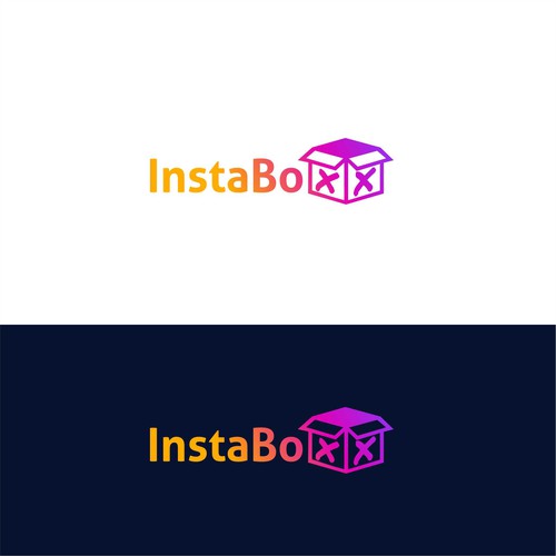 Instaboxx logo Design by lrasyid88