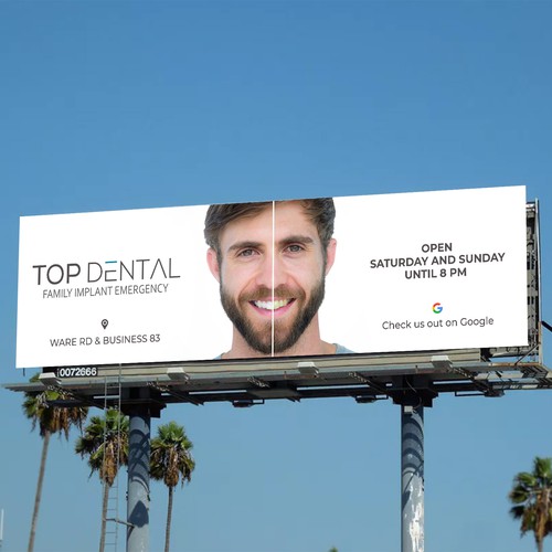 コンペ「billboard design for dental office」のデザイン by Deep@rtさん 