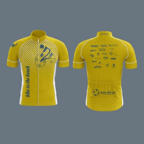 Cycling Jersey for Autism Charity Ride Design by H.D.