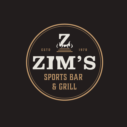 Modernized, bad ass logo for a small town sports bar! Design by Ajoy Paul