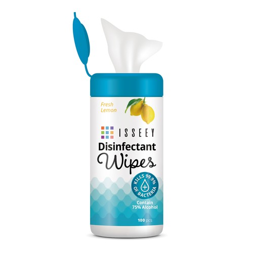 Product Label Design for "Disinfectant Wipes" Design by 3311design